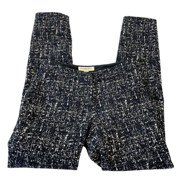 Burberry London Textured Career Trouser Pant, Size 2 - Picture 5 of 11